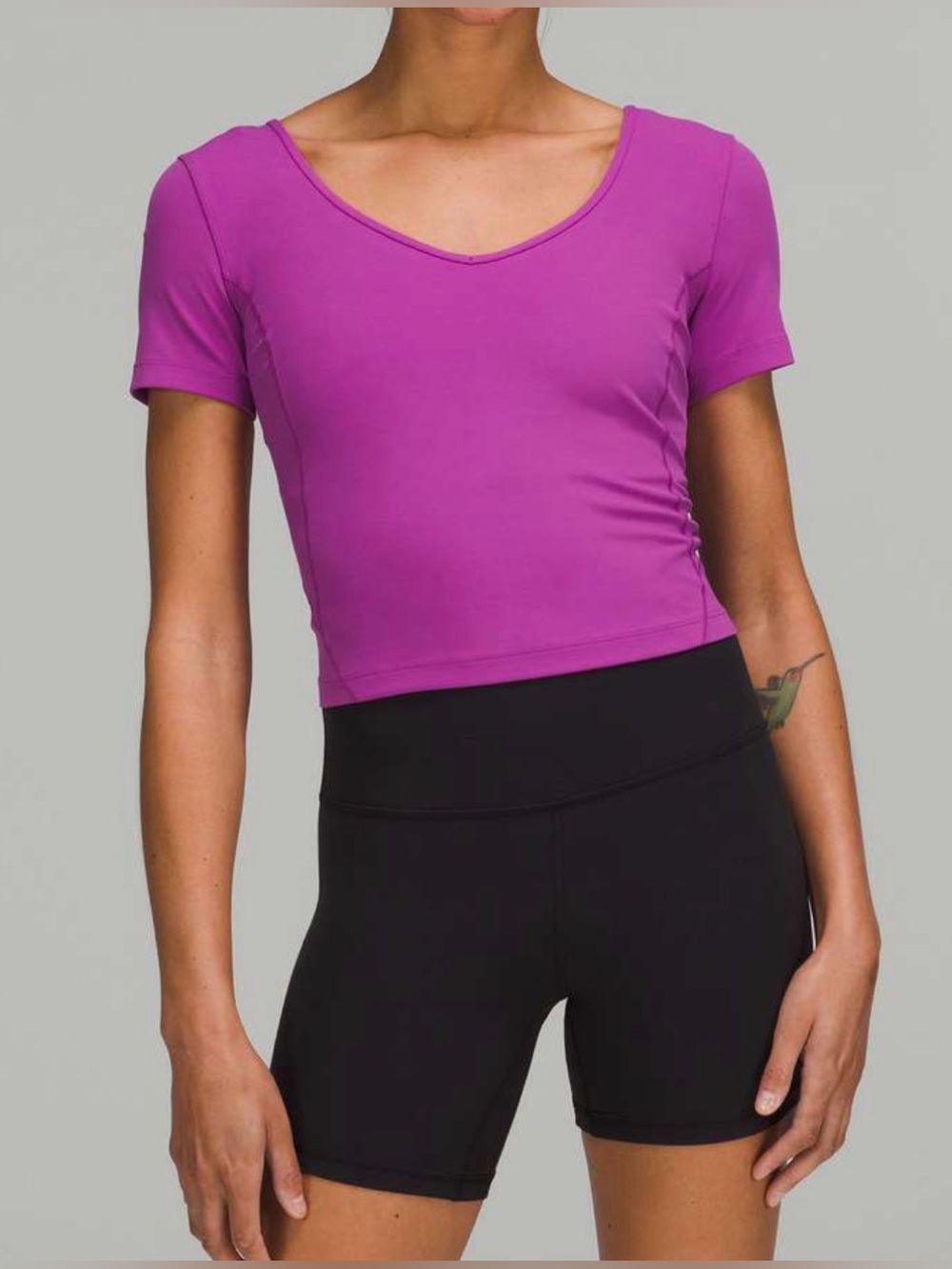 Lululemon Align T-Shirt Vivid Plum Purple SZ. 4 EUC